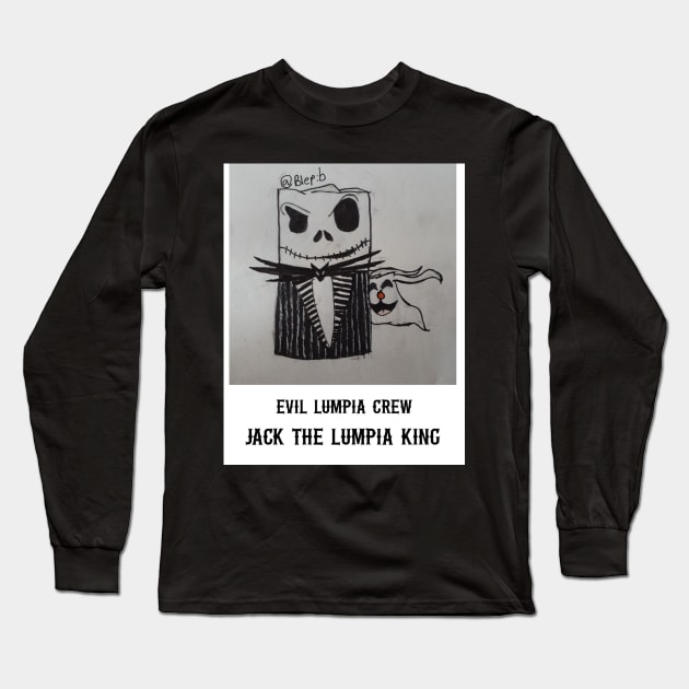 Jack the Lumpia King Long Sleeve T-Shirt by Evil Lumpia
